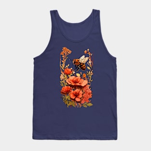 Flowers end Bee Tank Top